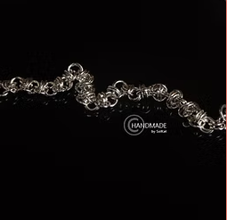 Handmade Sterling Silver Chainmaille Bracelet ooak