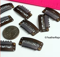 32MM Dark Brown Hair Extension Clips Wholesale USA