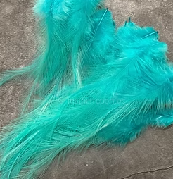 Aqua Tropic Coq De Leon Rooster Saddle Craft Feathers Fly Tying 20 4to8inch