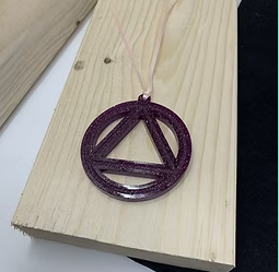 Sobriety Gift Meaningful Gift for addict alcoholic Plum Sparkle Home Decoration