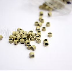 30 Blonde 4MM Screw Type Threaded Extension Beads